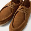 Rodolfo Jute-Trimmed Suede Derby Shoes - CU