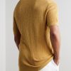 Joaquim Ribbed Cotton-Blend Polo Shirt - BK Joaquim Ribbed Cotton-Blend Polo Shirt - BK