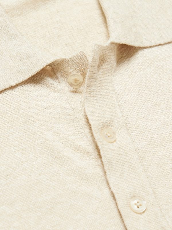 Linen Polo Shirt - CU Linen Polo Shirt - CU