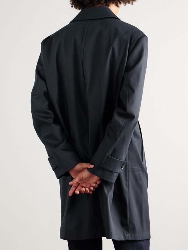 Ariata Cotton-Gabardine Car Coat - BK