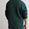 Preto Waffle-Knit Cotton Overshirt - BK Preto Waffle-Knit Cotton Overshirt - BK