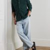 Preto Waffle-Knit Cotton Overshirt - OU Preto Waffle-Knit Cotton Overshirt - OU