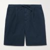 Sergio Straight-Leg Lyocell, Linen and Cotton-Blend Shorts Sergio Straight-Leg Lyocell, Linen and Cotton-Blend Shorts