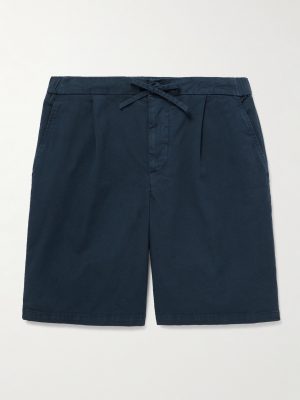 Sergio Straight-Leg Lyocell, Linen and Cotton-Blend Shorts Sergio Straight-Leg Lyocell, Linen and Cotton-Blend Shorts