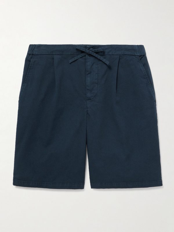 Sergio Straight-Leg Lyocell, Linen and Cotton-Blend Shorts Sergio Straight-Leg Lyocell, Linen and Cotton-Blend Shorts