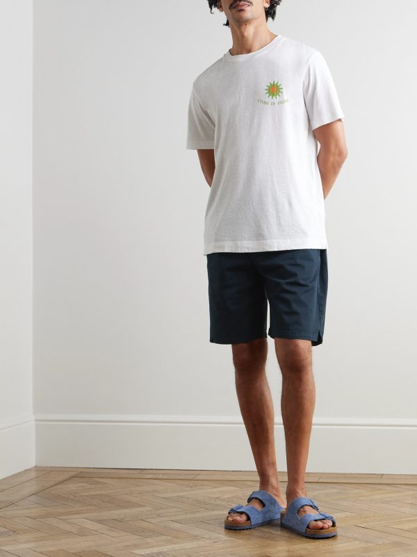 Sergio Straight-Leg Lyocell, Linen and Cotton-Blend Shorts - OU Sergio Straight-Leg Lyocell, Linen and Cotton-Blend Shorts - OU