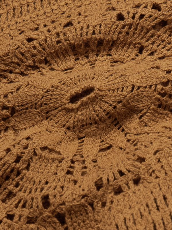 César Ribbed Crocheted Cotton Shirt - CU César Ribbed Crocheted Cotton Shirt - CU