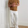 César Ribbed Crocheted Cotton Shirt - OU César Ribbed Crocheted Cotton Shirt - OU