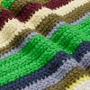 Striped Crocheted Organic Cotton Sweater - CU