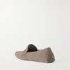 Suede Slippers - BK Suede Slippers - BK