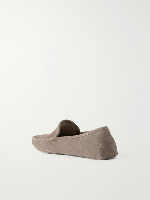 Suede Slippers - BK Suede Slippers - BK