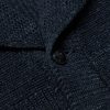 Shawl-Collar Ribbed Cotton Cardigan - CU Shawl-Collar Ribbed Cotton Cardigan - CU