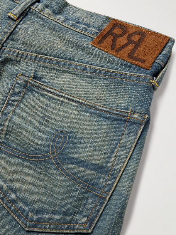 Straight-Leg Distressed Jeans - CU Straight-Leg Distressed Jeans - CU