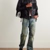 Straight-Leg Distressed Jeans - OU Straight-Leg Distressed Jeans - OU