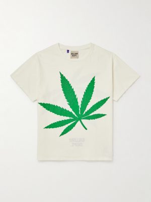 Weed Glittered Cotton-Jersey T-Shirt Weed Glittered Cotton-Jersey T-Shirt