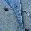 Bartz Paint-Splattered Embroidered Cotton-Chambray Shirt - CU Bartz Paint-Splattered Embroidered Cotton-Chambray Shirt - CU