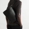 Swing Intrecciato Leather Messenger Bag - E2 Swing Intrecciato Leather Messenger Bag - E2