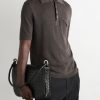 Swing Intrecciato Leather Messenger Bag - OU Swing Intrecciato Leather Messenger Bag - OU