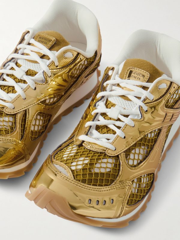 Orbit Metallic Rubber and Mesh Sneakers - CU Orbit Metallic Rubber and Mesh Sneakers - CU