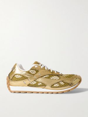 Orbit Metallic Rubber and Mesh Sneakers Orbit Metallic Rubber and Mesh Sneakers