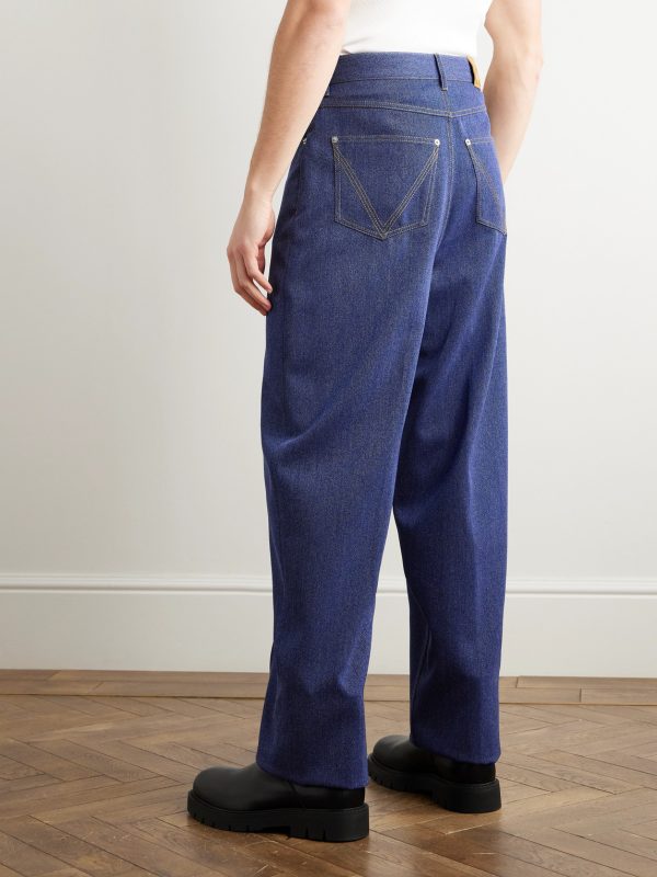 Wool and Cotton-Blend Drill Trousers - BK Wool and Cotton-Blend Drill Trousers - BK