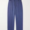 Wool and Cotton-Blend Drill Trousers Wool and Cotton-Blend Drill Trousers