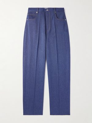 Wool and Cotton-Blend Drill Trousers