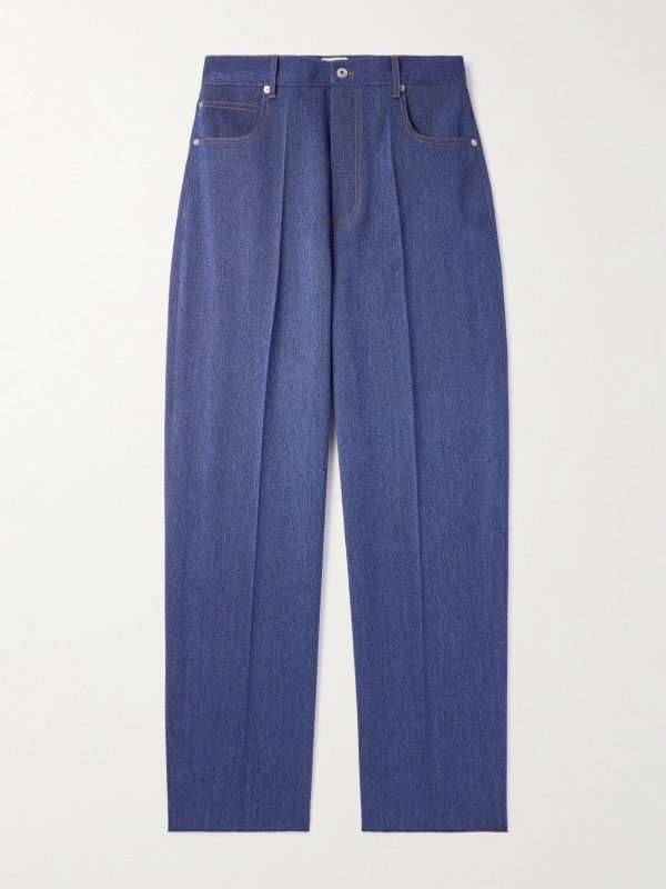 Wool and Cotton-Blend Drill Trousers Wool and Cotton-Blend Drill Trousers