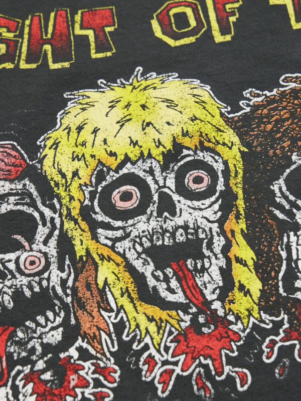 Night of The Living Dead Glittered Printed Cotton-Jersey T-Shirt - CU Night of The Living Dead Glittered Printed Cotton-Jersey T-Shirt - CU
