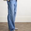 Knot-Detailed Leather-Trimmed Textured-Nubuck Loafers - OU