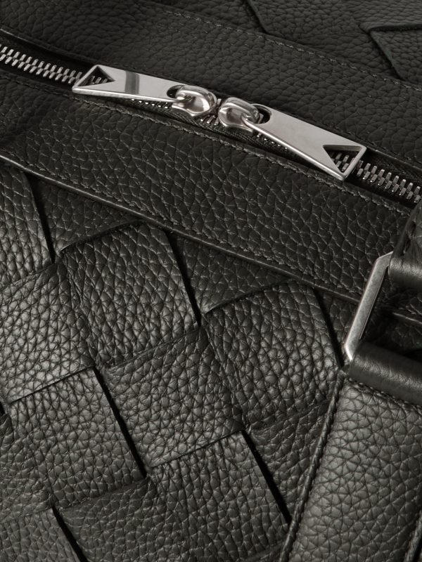 Intrecciato Full Grain Leather Duffle Bag - CU
