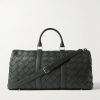 Intrecciato Full Grain Leather Duffle Bag