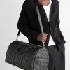 Intrecciato Full Grain Leather Duffle Bag - OU