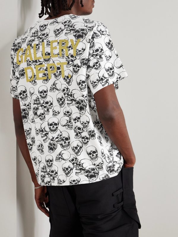Skull Printed Cotton-Jersey T-Shirt - BK Skull Printed Cotton-Jersey T-Shirt - BK