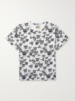 Skull Printed Cotton-Jersey T-Shirt