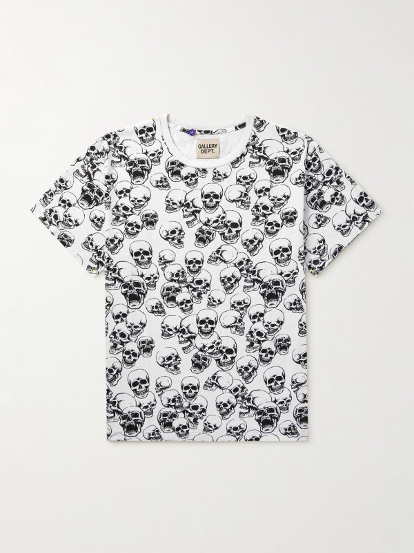 Skull Printed Cotton-Jersey T-Shirt Skull Printed Cotton-Jersey T-Shirt