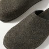 Granola Melton Wool Mules - CU Granola Melton Wool Mules - CU