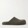 Granola Melton Wool Mules Granola Melton Wool Mules