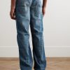 Bare Knuckle Straight-Leg Distressed Patchwork Jeans - BK Bare Knuckle Straight-Leg Distressed Patchwork Jeans - BK