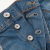 Bare Knuckle Straight-Leg Distressed Patchwork Jeans - E1 Bare Knuckle Straight-Leg Distressed Patchwork Jeans - E1