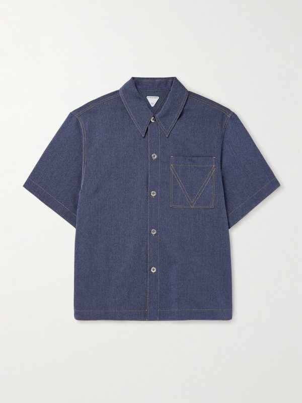 Oversized Wool and Cotton-Blend Drill Shirt Oversized Wool and Cotton-Blend Drill Shirt