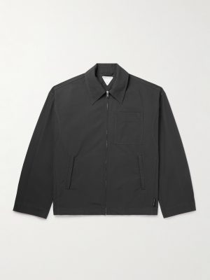 Cotton-Faille Blouson Jacket