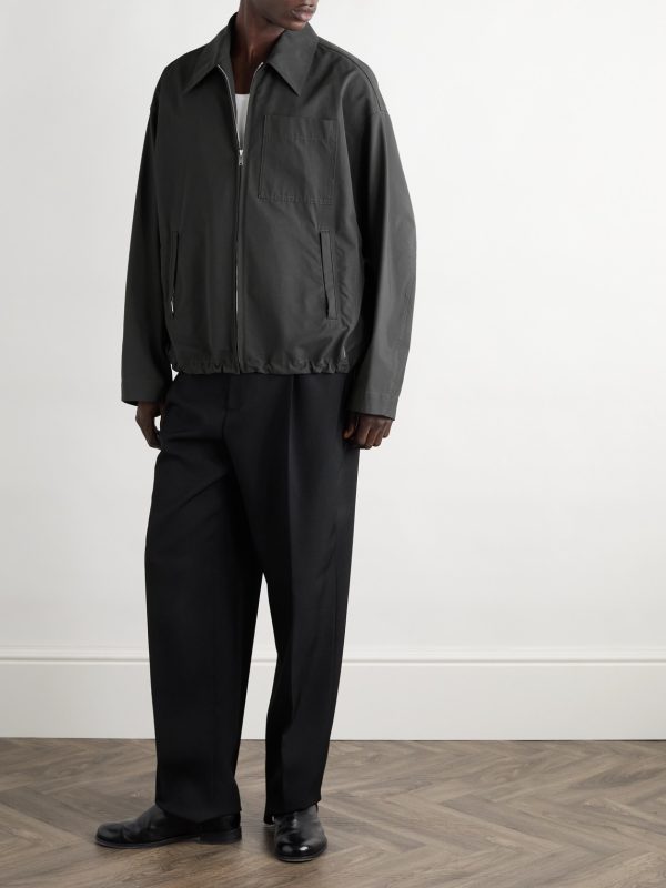 Cotton-Faille Blouson Jacket - OU