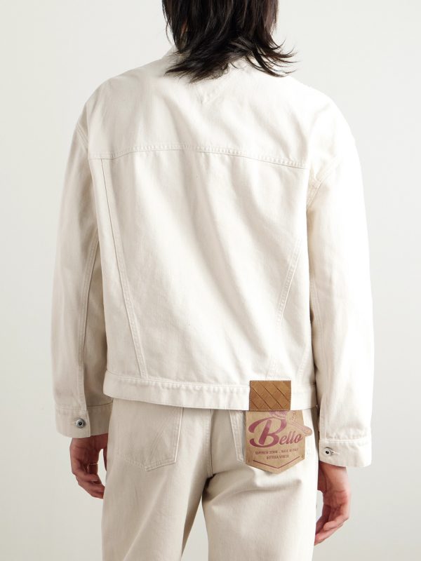 Stone-Washed Denim Jacket - BK