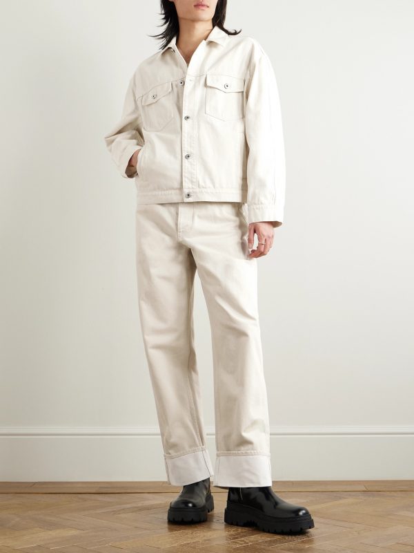 Stone-Washed Denim Jacket - OU