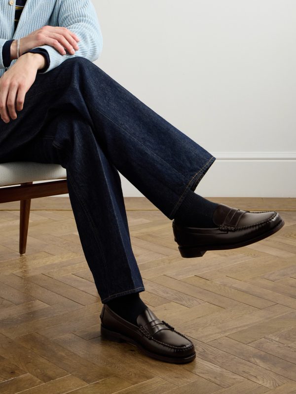 Classic Dan Leather Penny Loafers - OU Classic Dan Leather Penny Loafers - OU