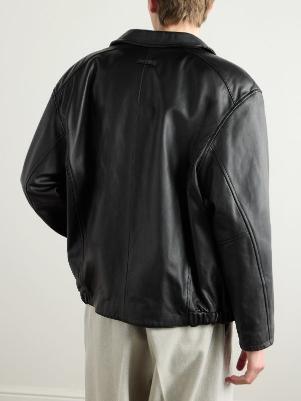Rider Oversized Leather Jacket - BK