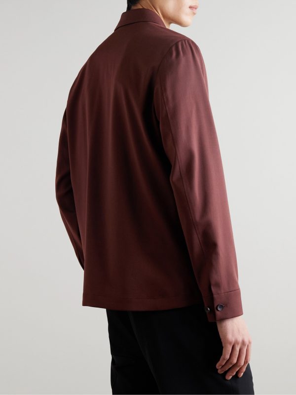 Wool-Twill Overshirt - BK