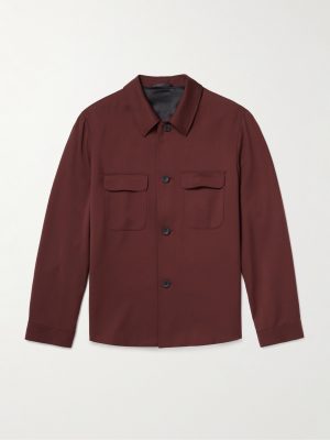Wool-Twill Overshirt