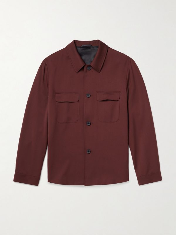 Wool-Twill Overshirt